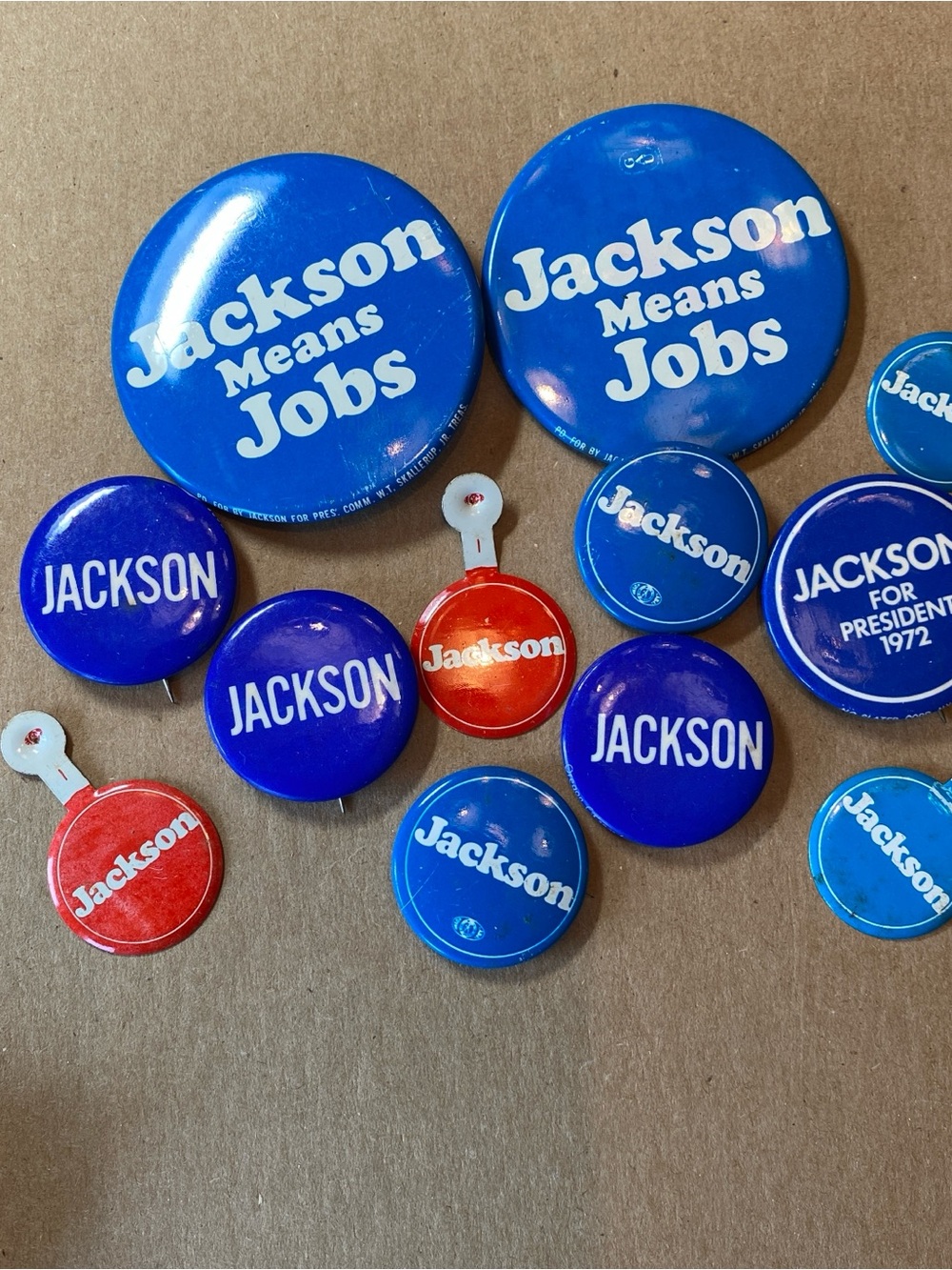 Vintage political Jackson us senate Washington pinback lot